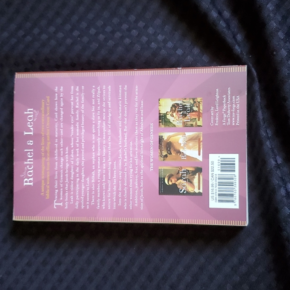 Rachel & Leah, softback book, by Orson Scott Card, Women of Genesis - Picture 2 of 7